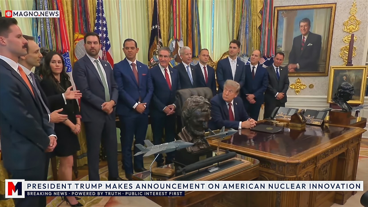 🇺🇸 President Trump Unveils Massive American Nuclear Innovation at The White House [LIVE]