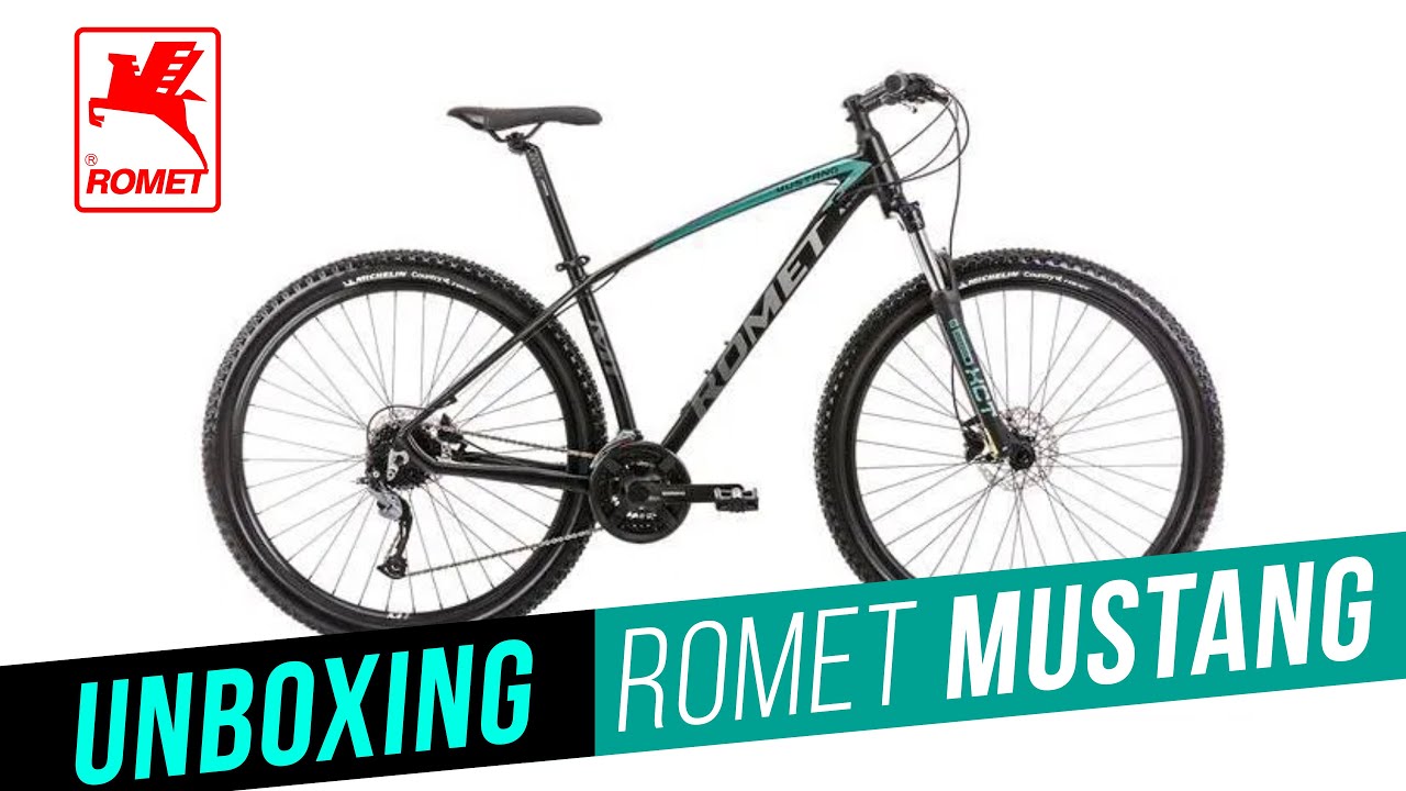 Romet Mustang Bicycle Unboxing And Assembly