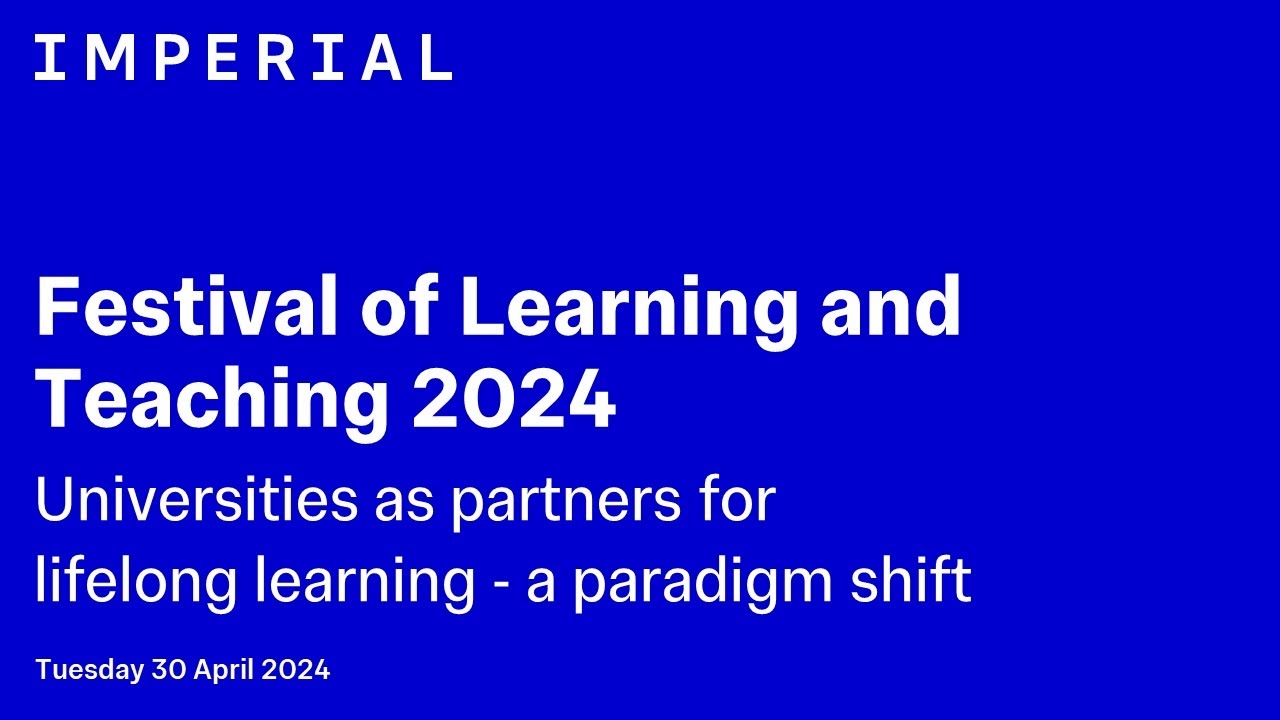 Festival of Learning and Teaching 2024  (TUM Keynote and presentations)