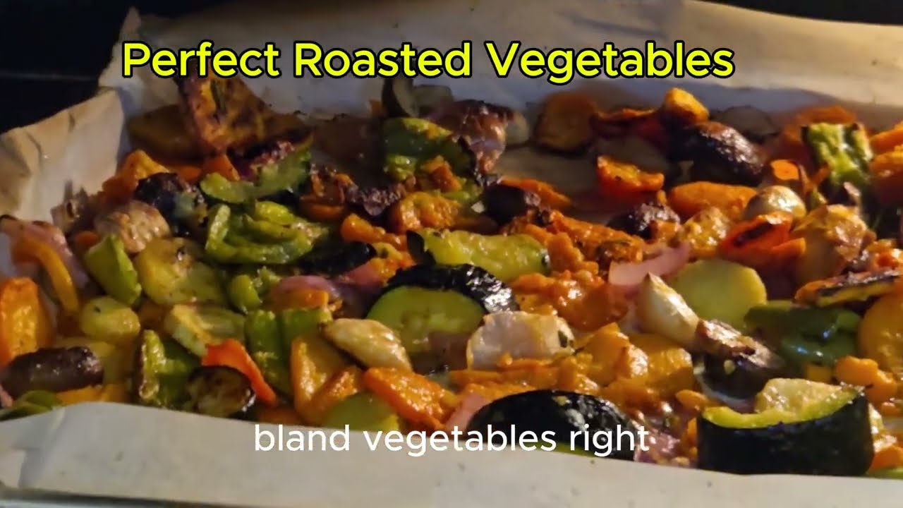 CRISPY Roasted Vegetables Recipe (Beginner Friendly): 400 Degree Roasting  for...