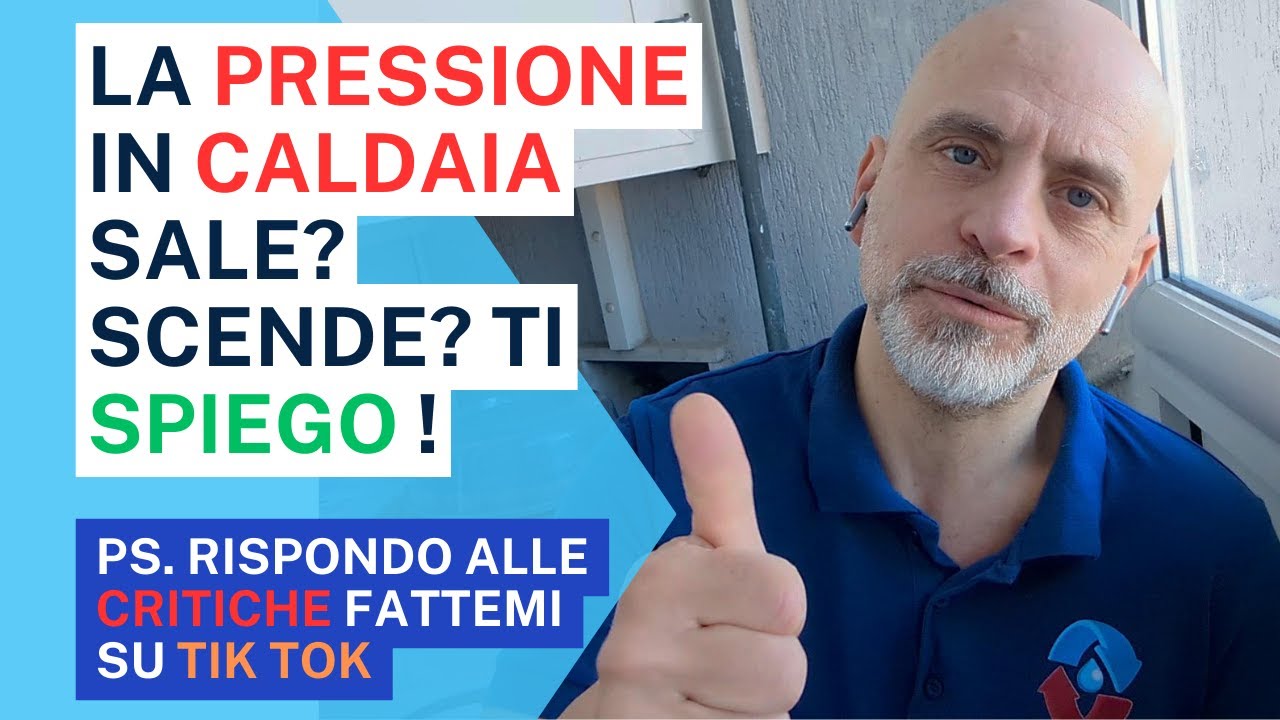 la caldaia perde pressione sale o scende perche', e poi rispondo alle critiche su tik tok