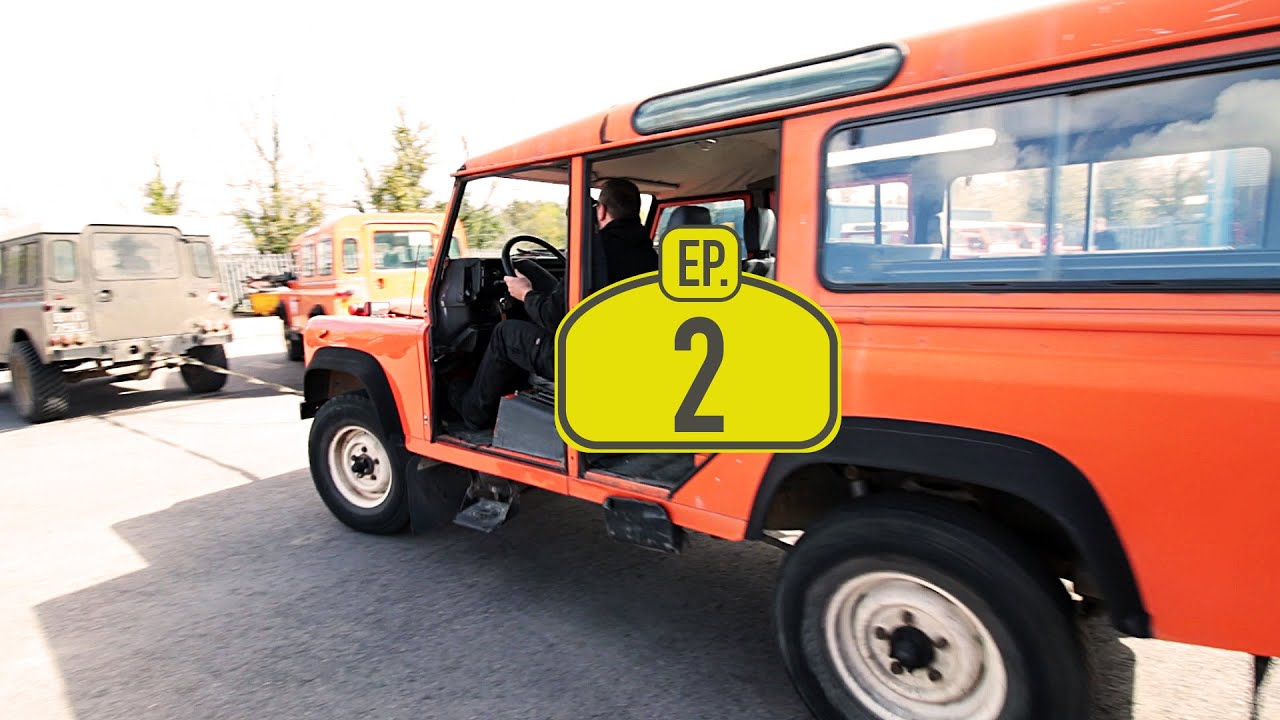 Defender-Teile Tour durch England