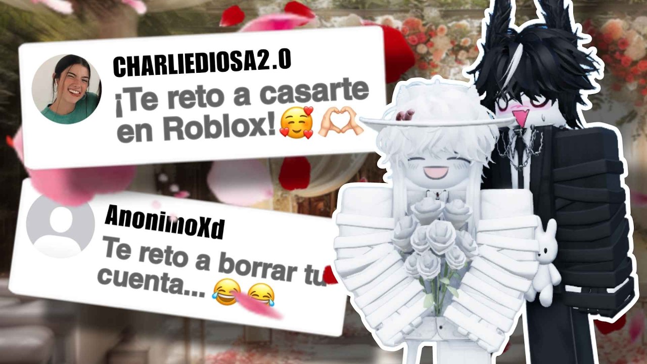 CUMPLIENDO RETOS en ROBLOX │Me caso con mi novio