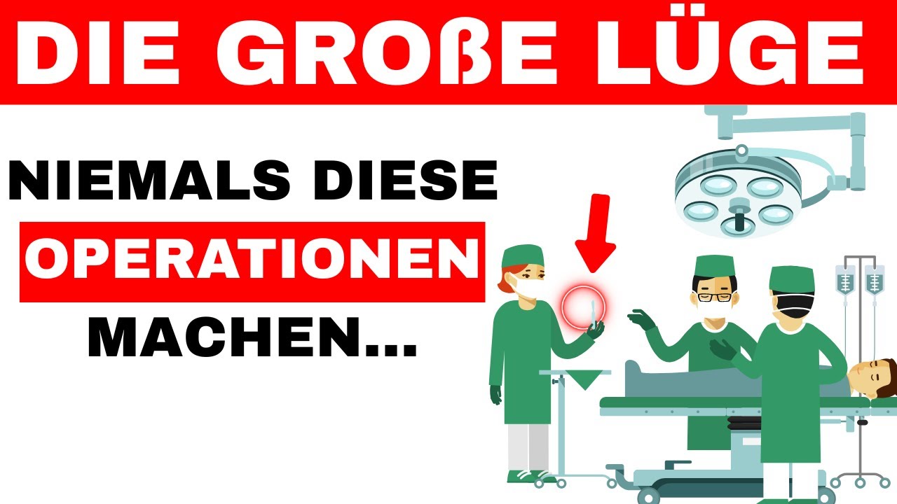 8 Operationen, die du nach 50 besser ABLEHNEN SOLLTEN &ndash; (Risiken werden Verschwiegen)