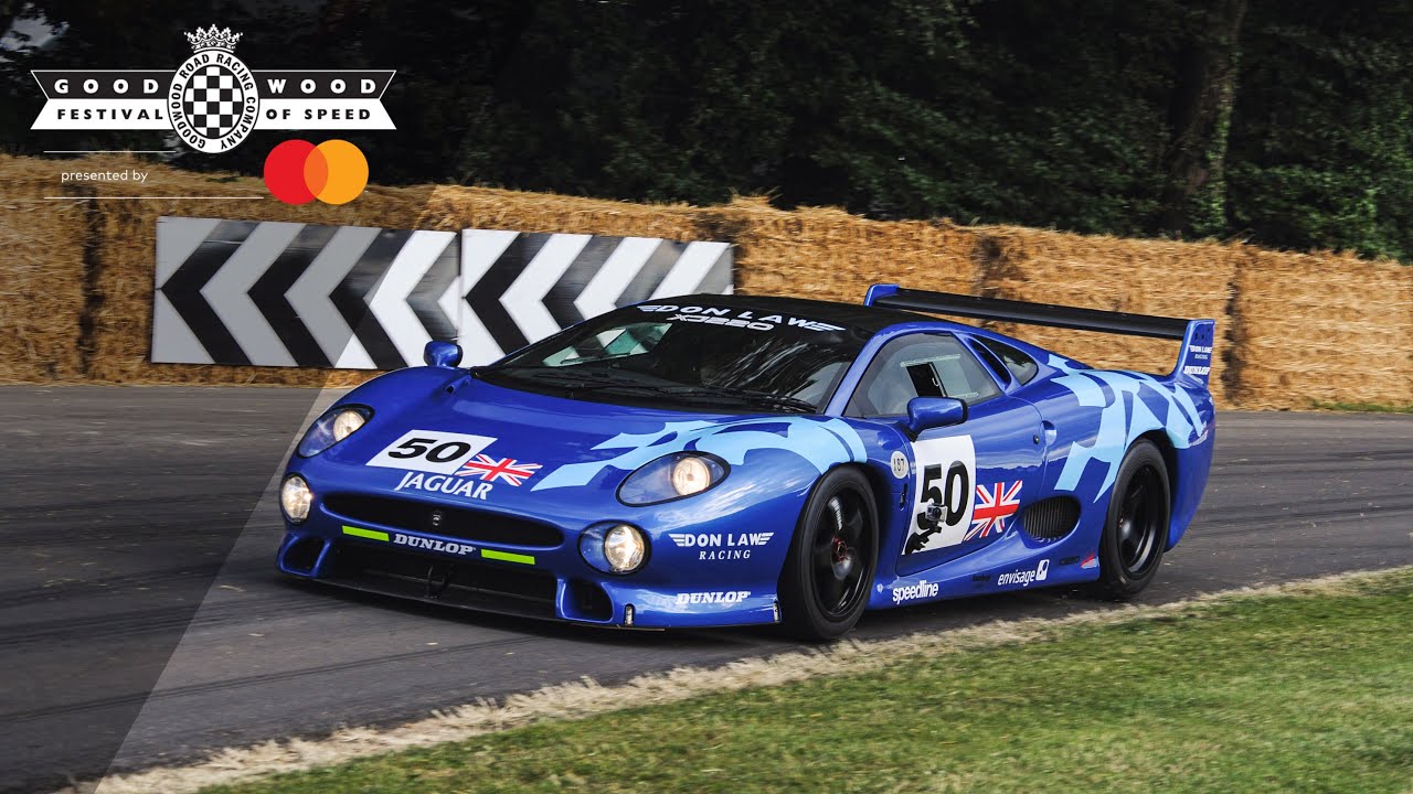 Rare Jaguar XJ220 LM timed Goodwood run