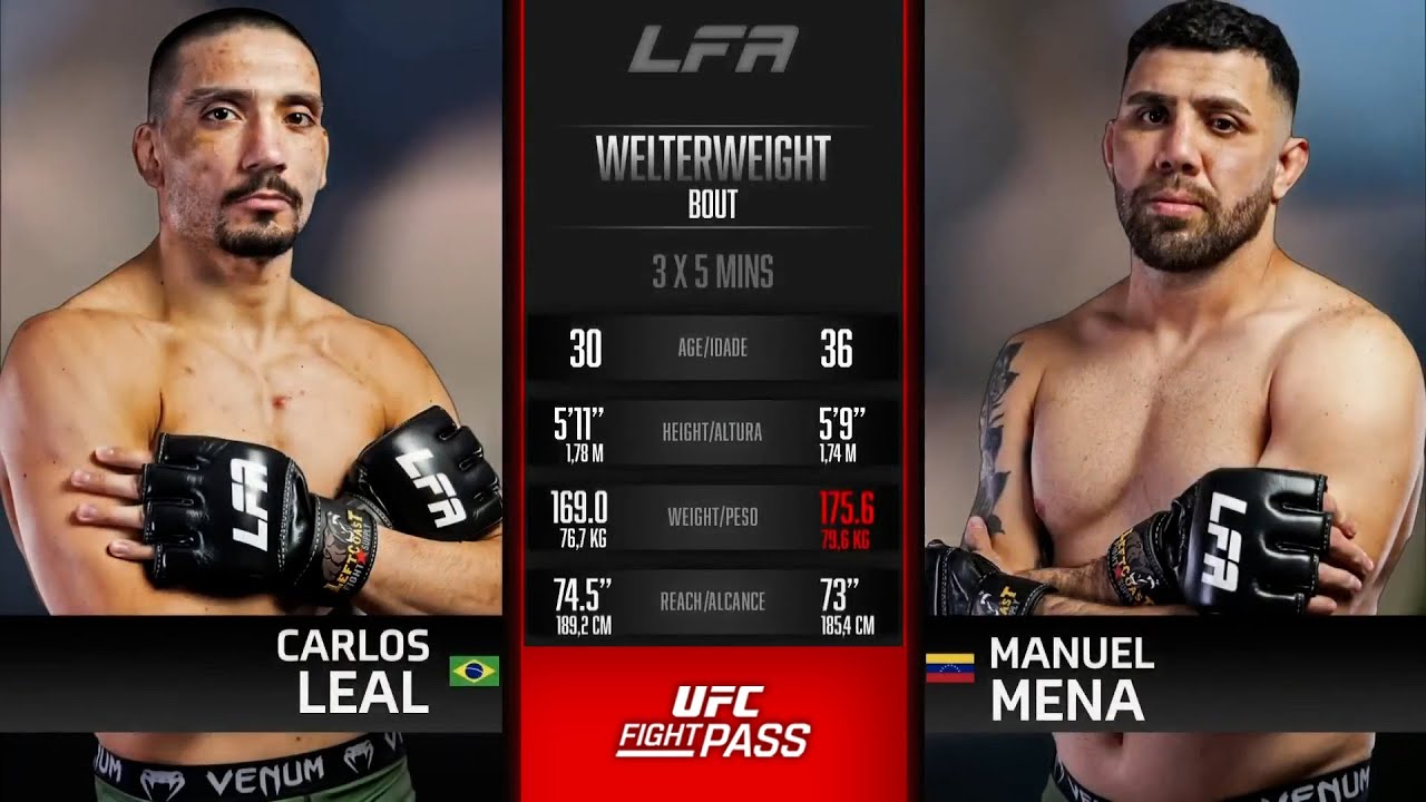 LFA 187: Carlos Leal vs Manuel Mena | July 6, 2024