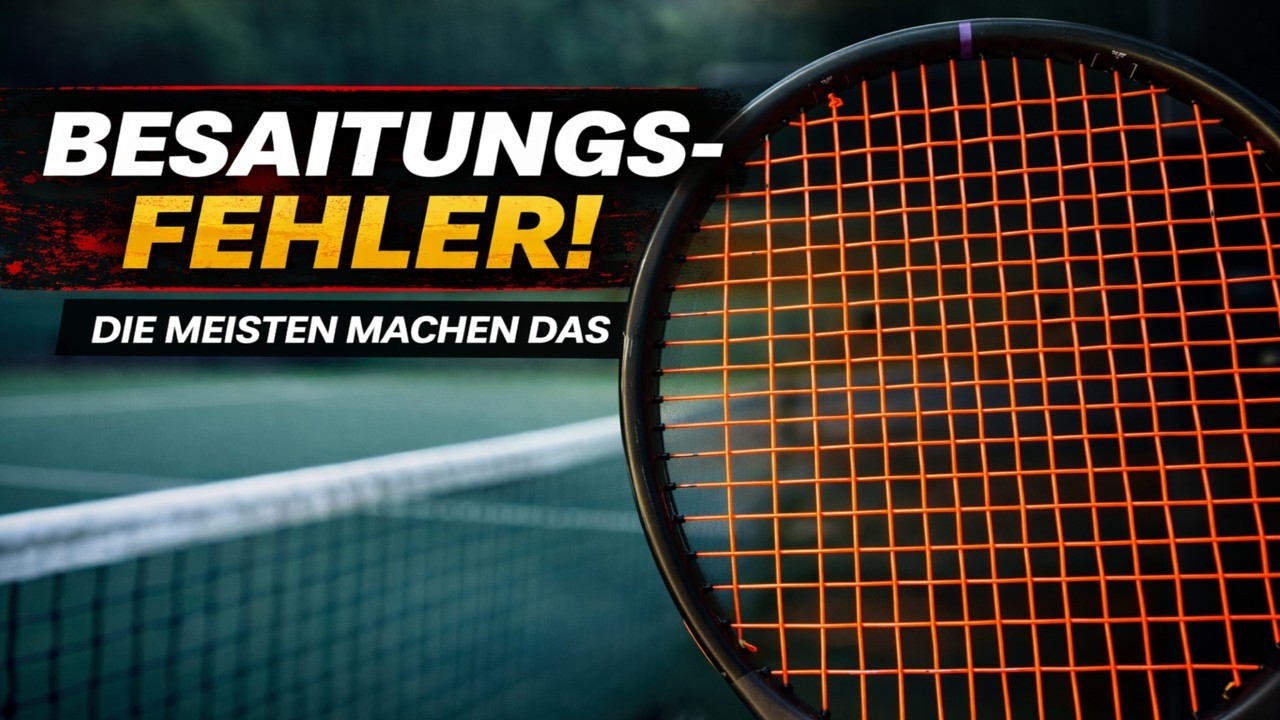 Der größte Besaitungs-Fehler im Hobbytennis (den 90% machen!)