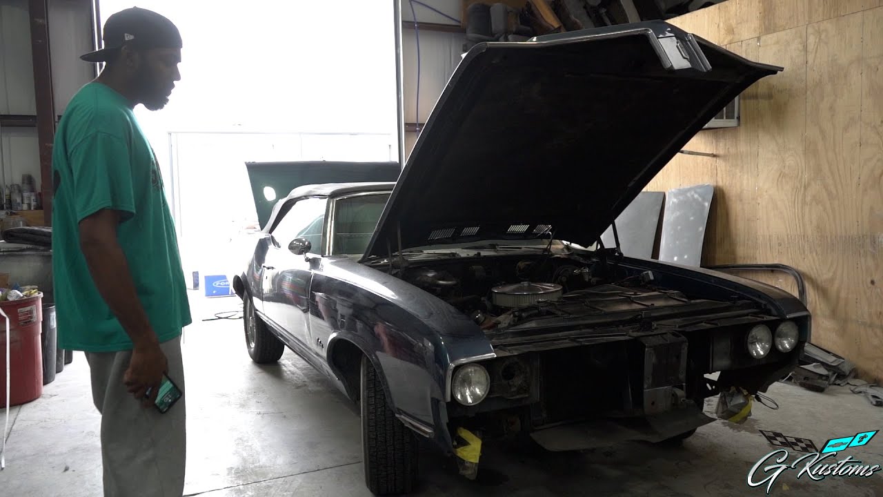 1970 CUTLASS GETS BODYWORK AND PREPPED FOR NEW PAINT JOB!