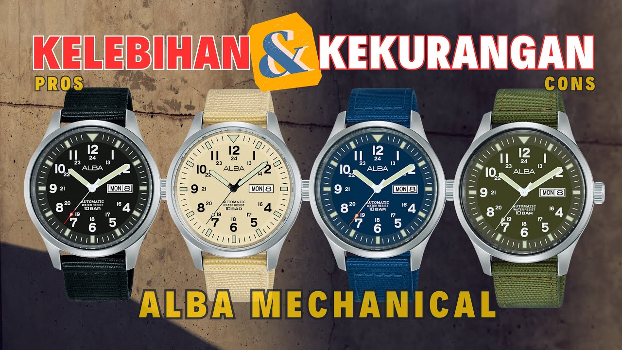 Alba Mechanical Setengah Harga Dari Seiko Automatic - Best Alternative Field Watches Military