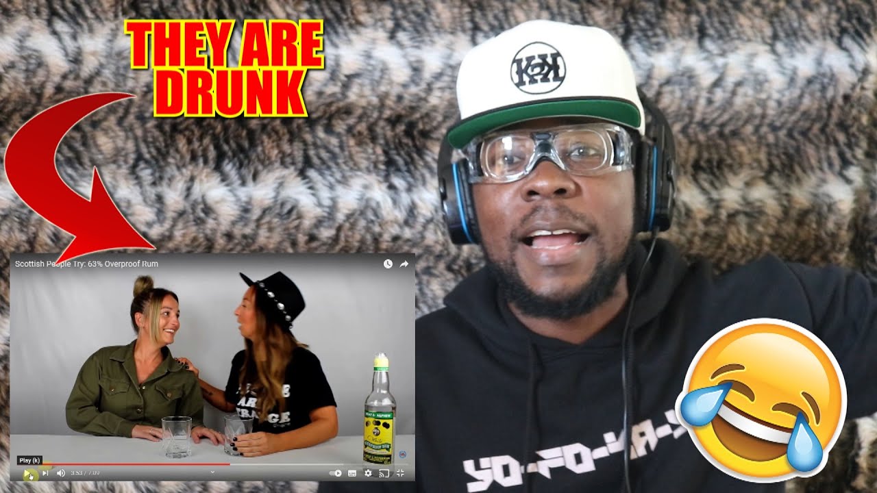 Scottish People Try Jamaican White Overproof Rum #K2KReaction #Unedited