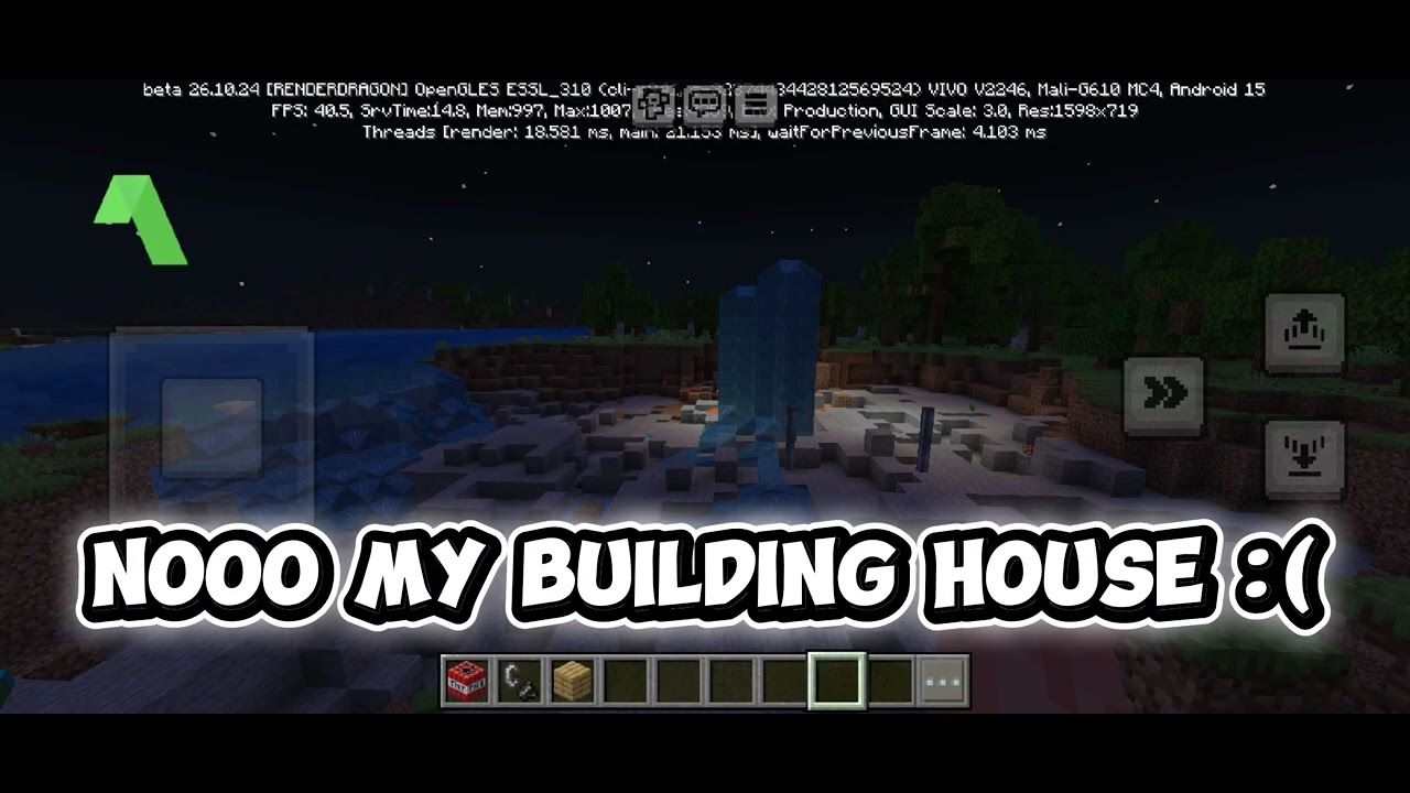 My brother playing for Minecraft for house 😭😭