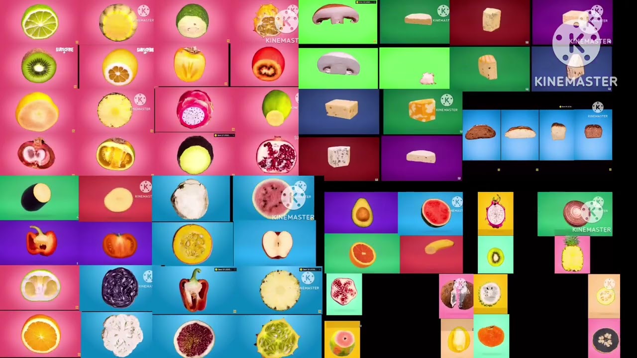 (LOUD) 64 HIDDEN PATTERNS INSIDE FRUITS