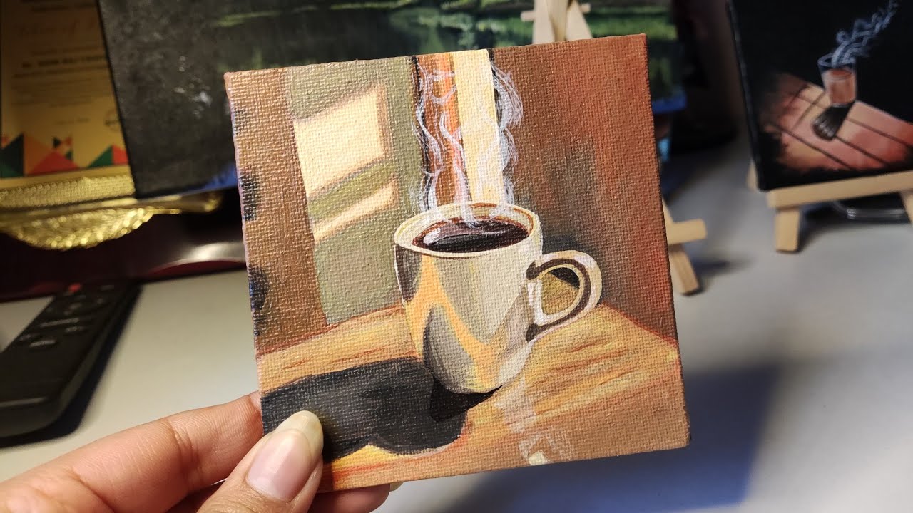 Let's paint Coffee today | Art Vlog