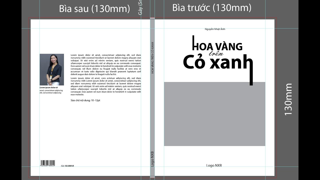 Ai  -  ASM 2 - Hướng dẫn tạo file BÌA SÁCH 130 x 170 x 5mm