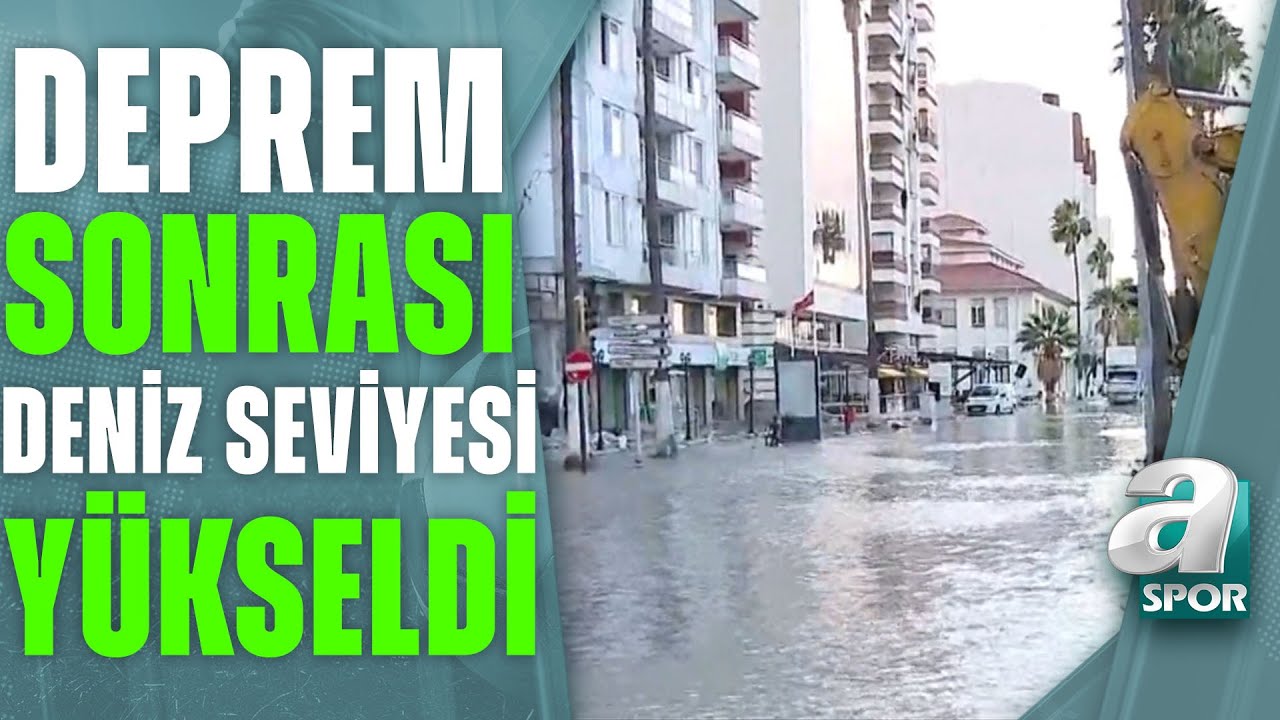 2 Depremin Ardında İskenderun'da Bazı Noktalar Su Altında Kaldı / 07.02.2023