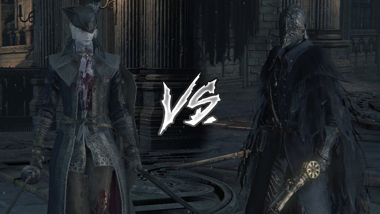 Lady Maria VS Bloody Crow of Cainhurst (Bloodborne Boss VS Boss Mod)