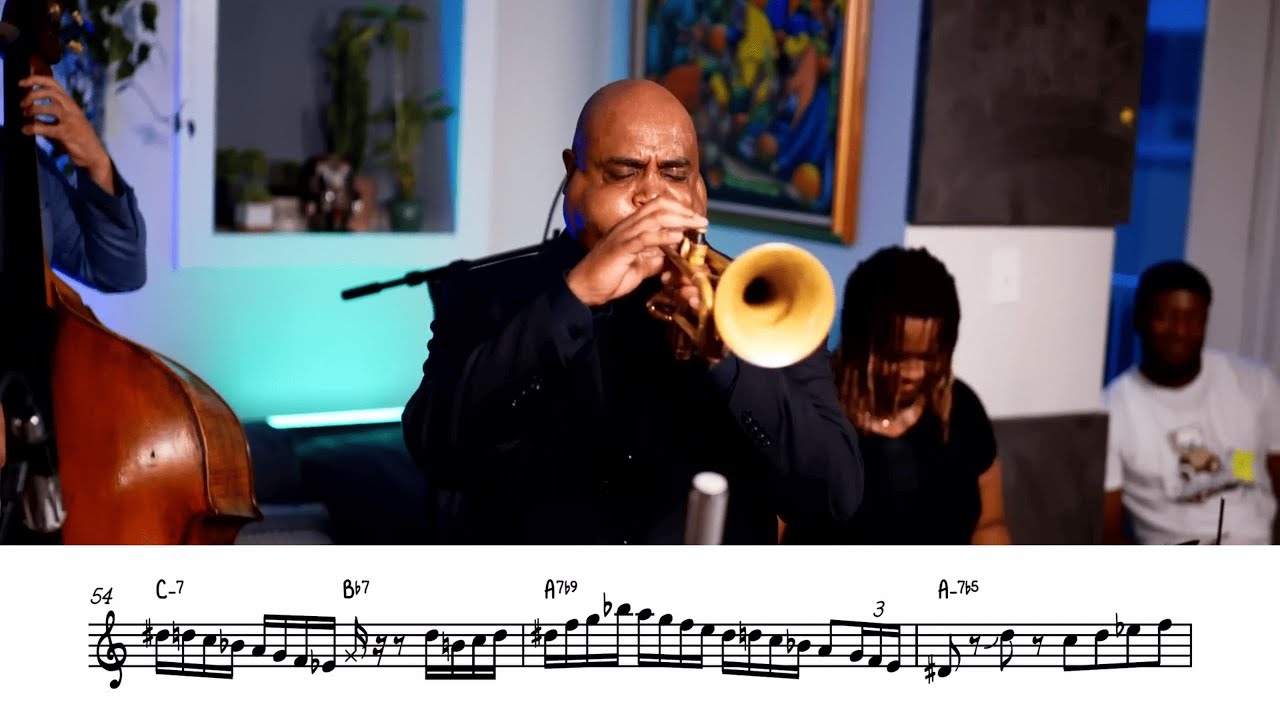 when the trumpet gets sassy with it | Terell Stafford - Moanin' (Bb) Transcription