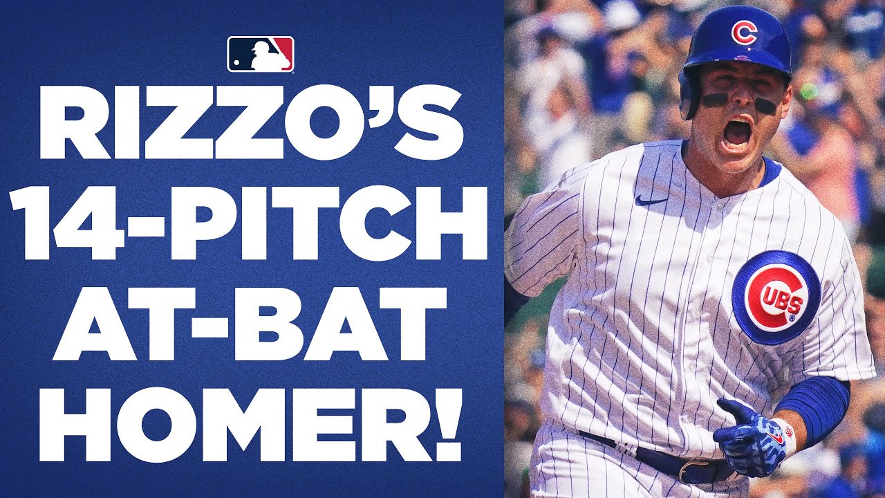 BEST AT-BAT OF THE YEAR?! Anthony Rizzo goes DEEP after FOURTEEN pitch AB!