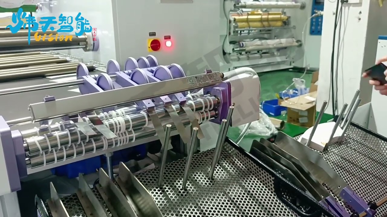 Vision high speed RD-420R with IML stacker for label finishing