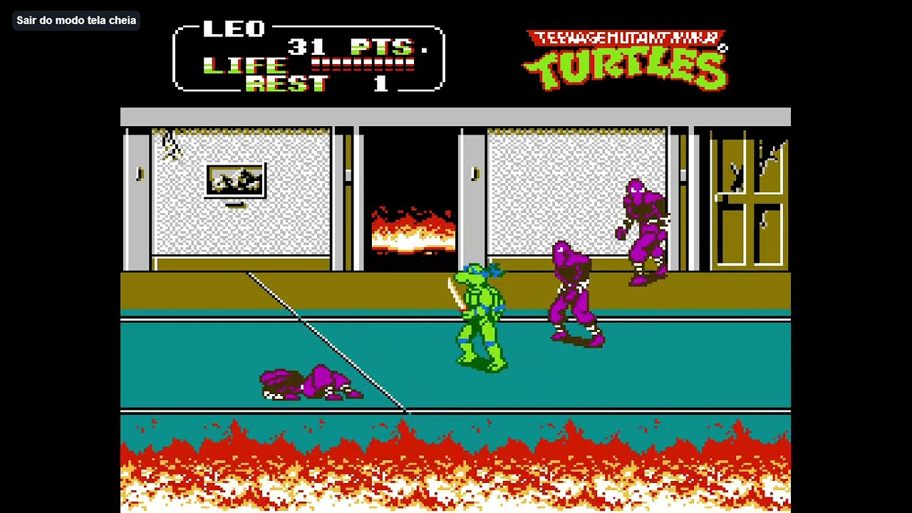 Teenage Mutant Ninja Turtles II: The Arcade Game - NES 1990