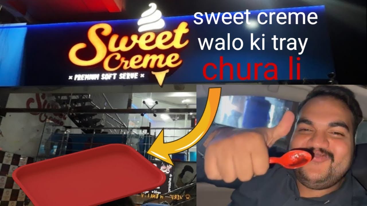 Sweet creme ki tray chura li😁 | friends k sath ice cream khany gya | #viral #icecream #vlog