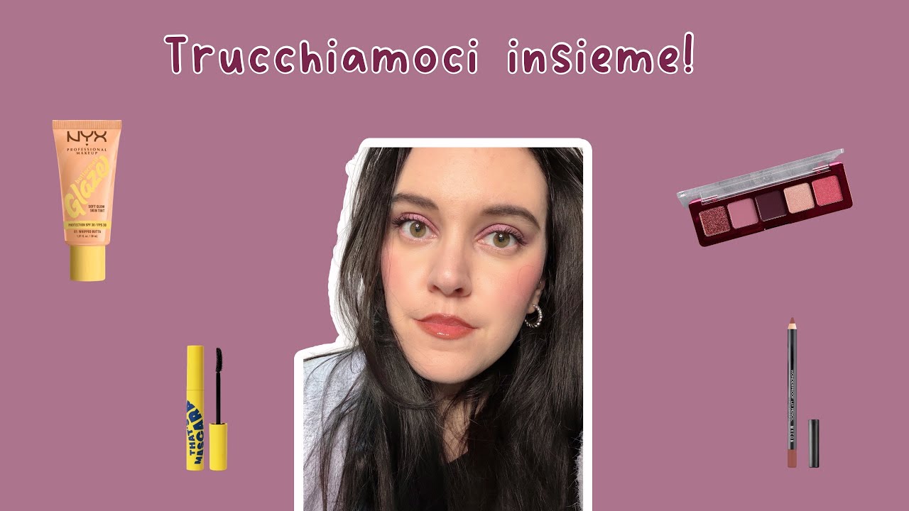 Mi trucco con la Mini Love Palette di Natasha Denona 💜 Makeup viola shimmer & chiacchiere