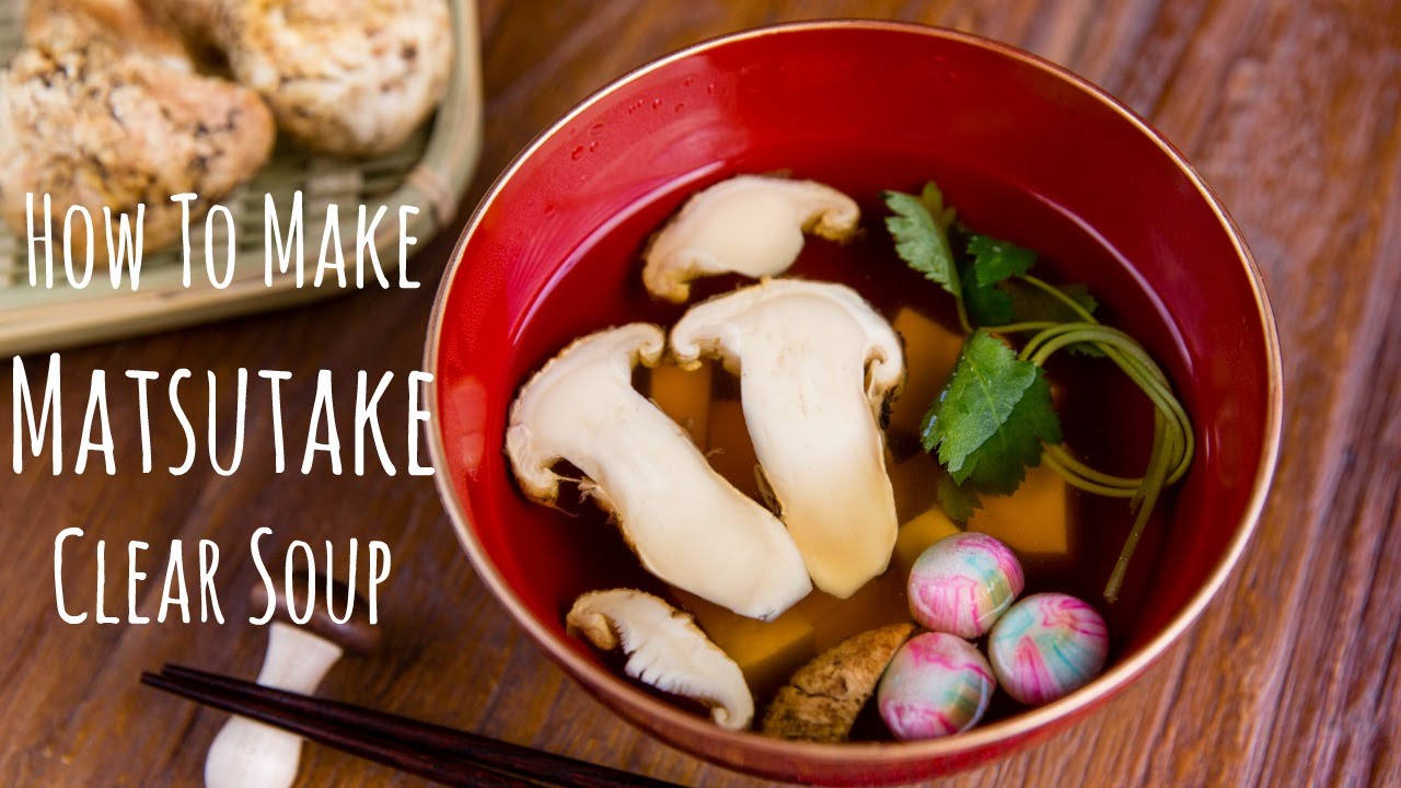 How to Make Matsutake Clear Soup (Recipe) 松茸お吸い物の作り方（レシピ）