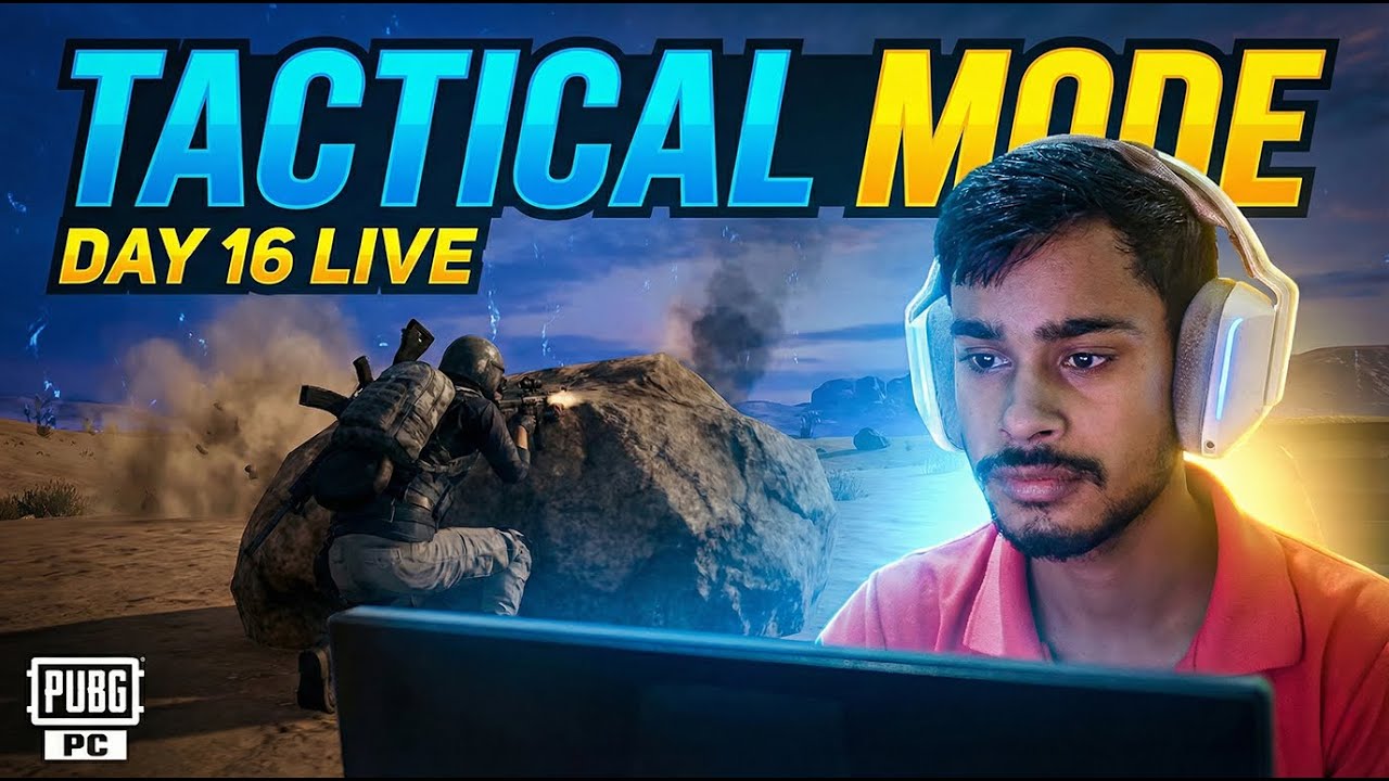 Day 16 PUBG PC LIVE 😈 Smart Comeback Gameplay