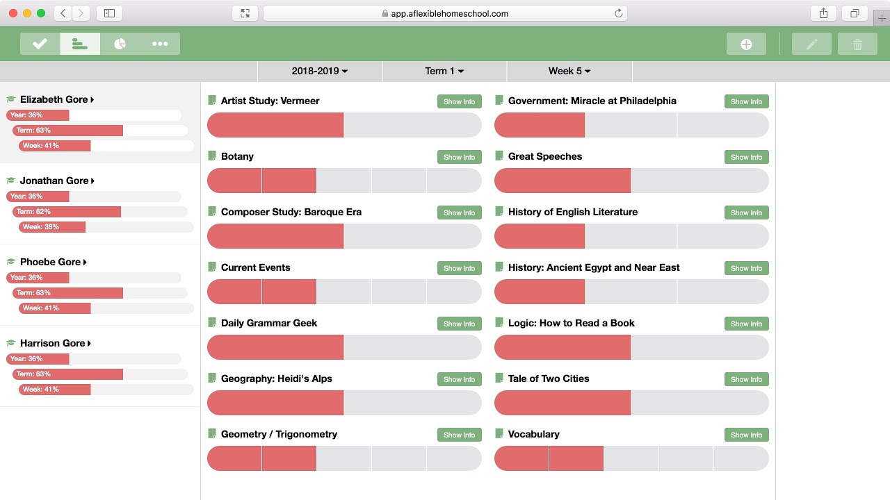 Flexible Homeschool App