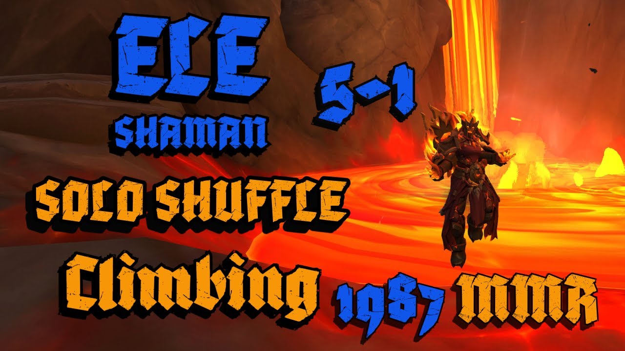 ELE SHAMAN | SOLO SHUFFLE | THUNDERLORD | 5 - 1 | - World of Warcraft PvP