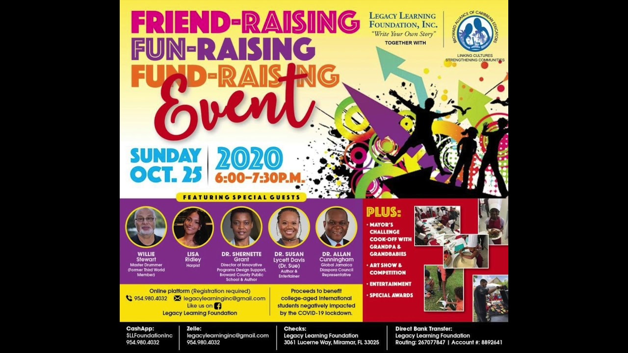 FRIEND-RAISING ~ FUN-RAISING ~ FUND-RAISING