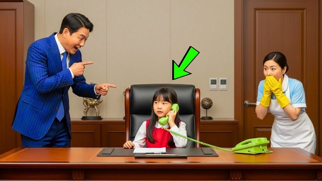 재벌은 청소부 딸이 독일어로 전화를 받자 비웃었다  하지만 그녀는 단 세 마디로 자신의 재능을 증명했고 회사를 구했다