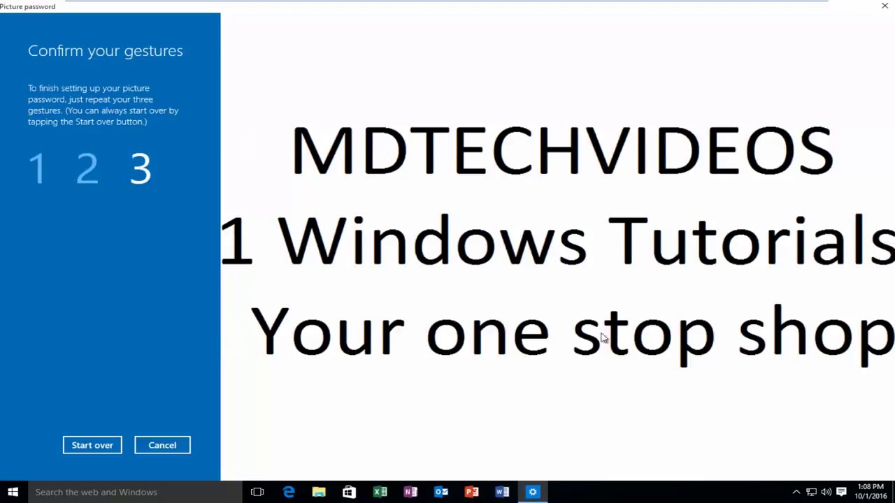 Windows 10 - Picture Password