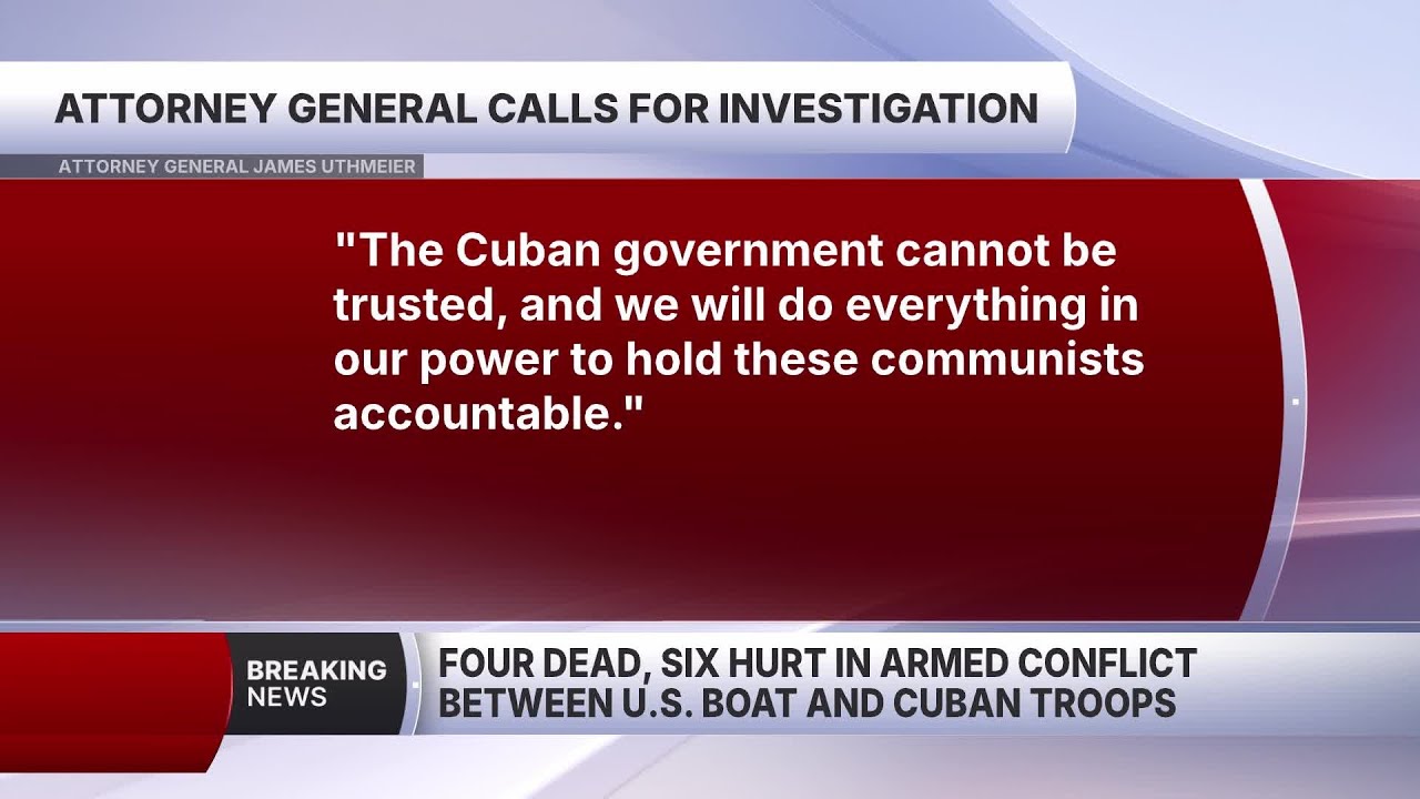 Cuba says it killed 4 in clash with Florida-registered boat