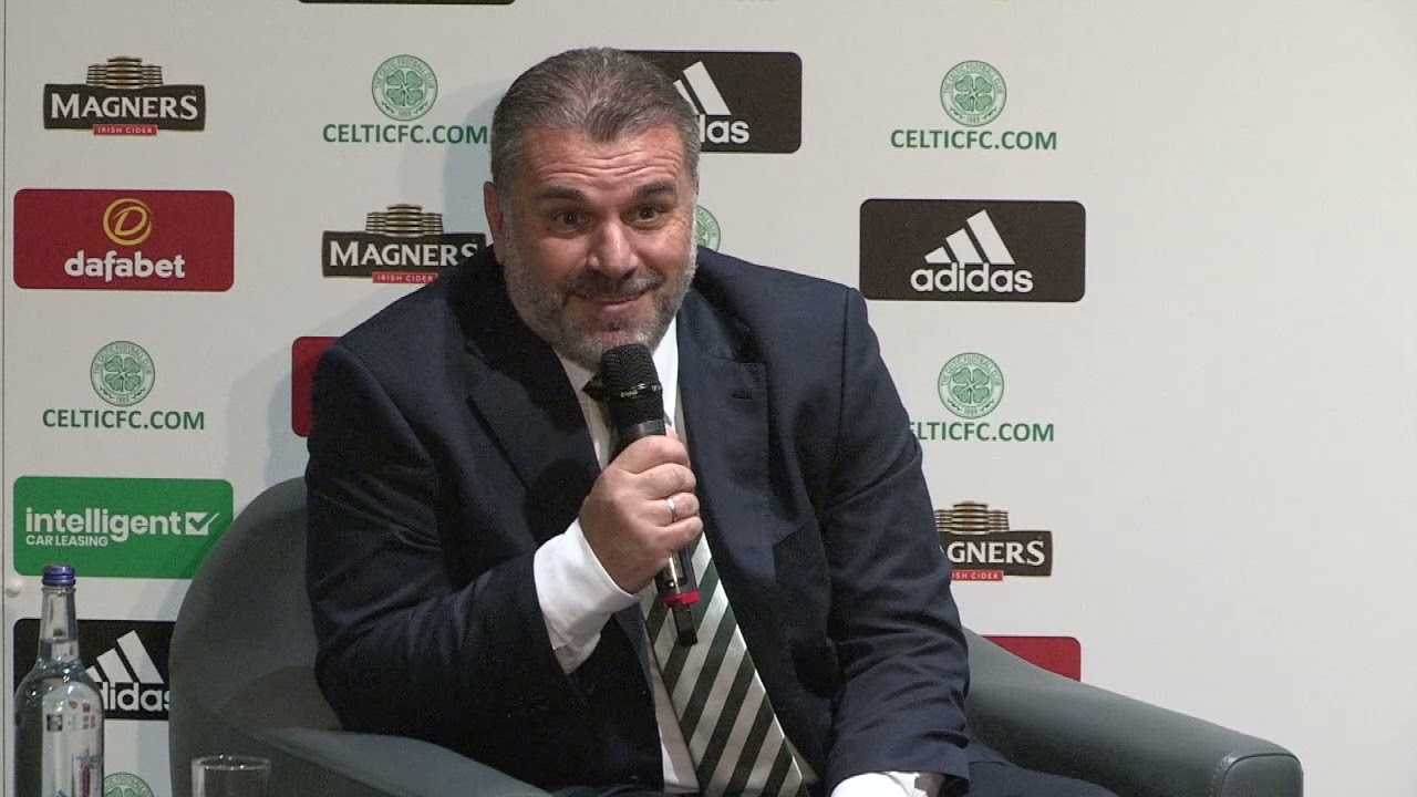 Celtic fan media press conference with Ange and Dom.