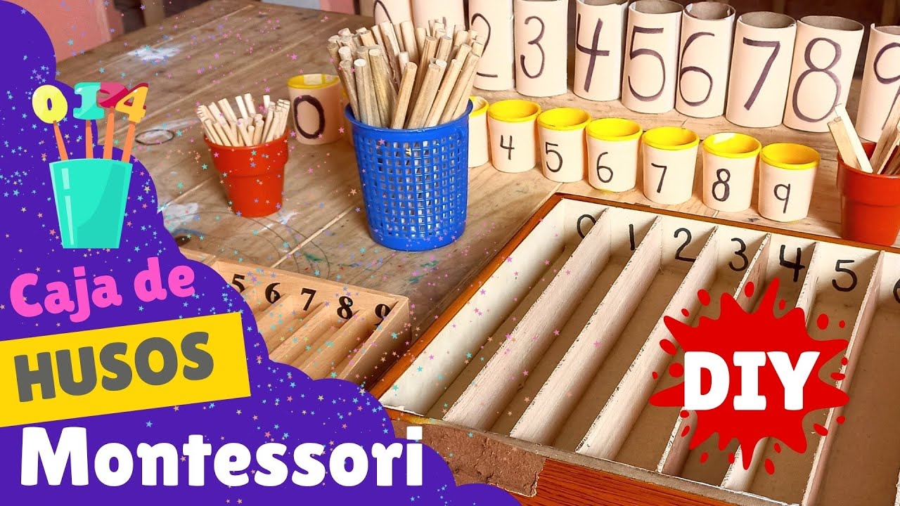 CAJA DE HUSOS MONTESSORI - DIY | MATES VID 6