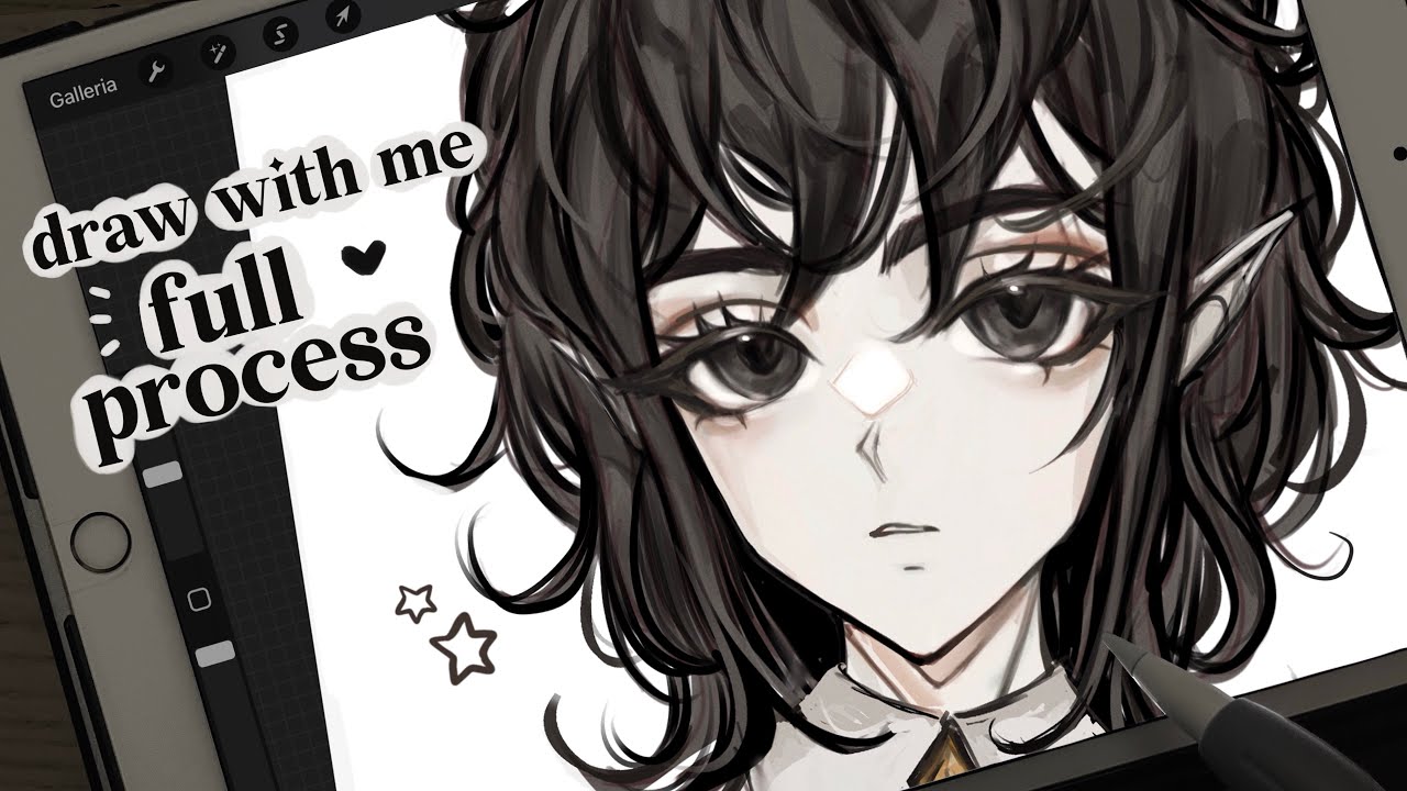 draw with me ♡ real time process ✦ [chill ambience]