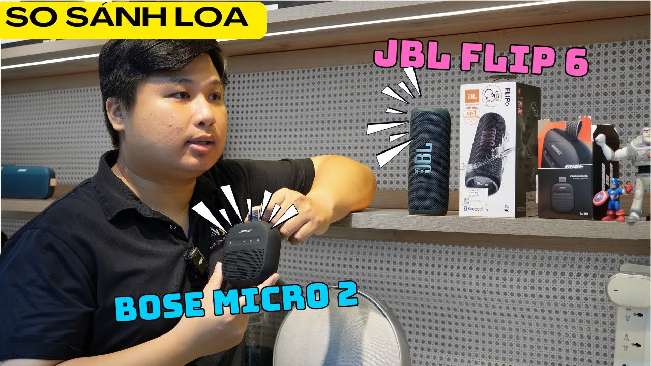Bose SoundLink Micro 2 vs JBL Flip 6 – Loa Bluetooth Nhỏ Nhưng Nghe KHỦNG