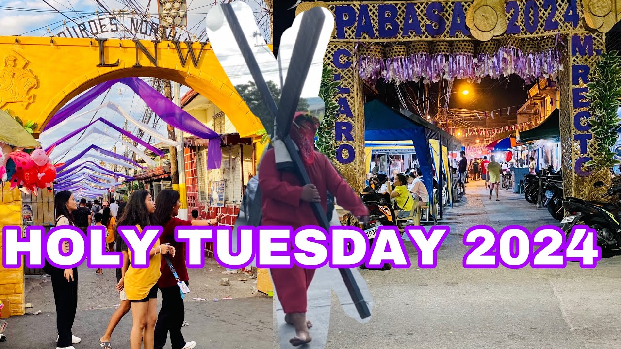 4K HOLY TUESDAY 2024 VIRTUAL WALK TOUR / ANGELES CITY, PAMPANGA, PHILIPPINES | BIEN ALCAIRO VLOGS