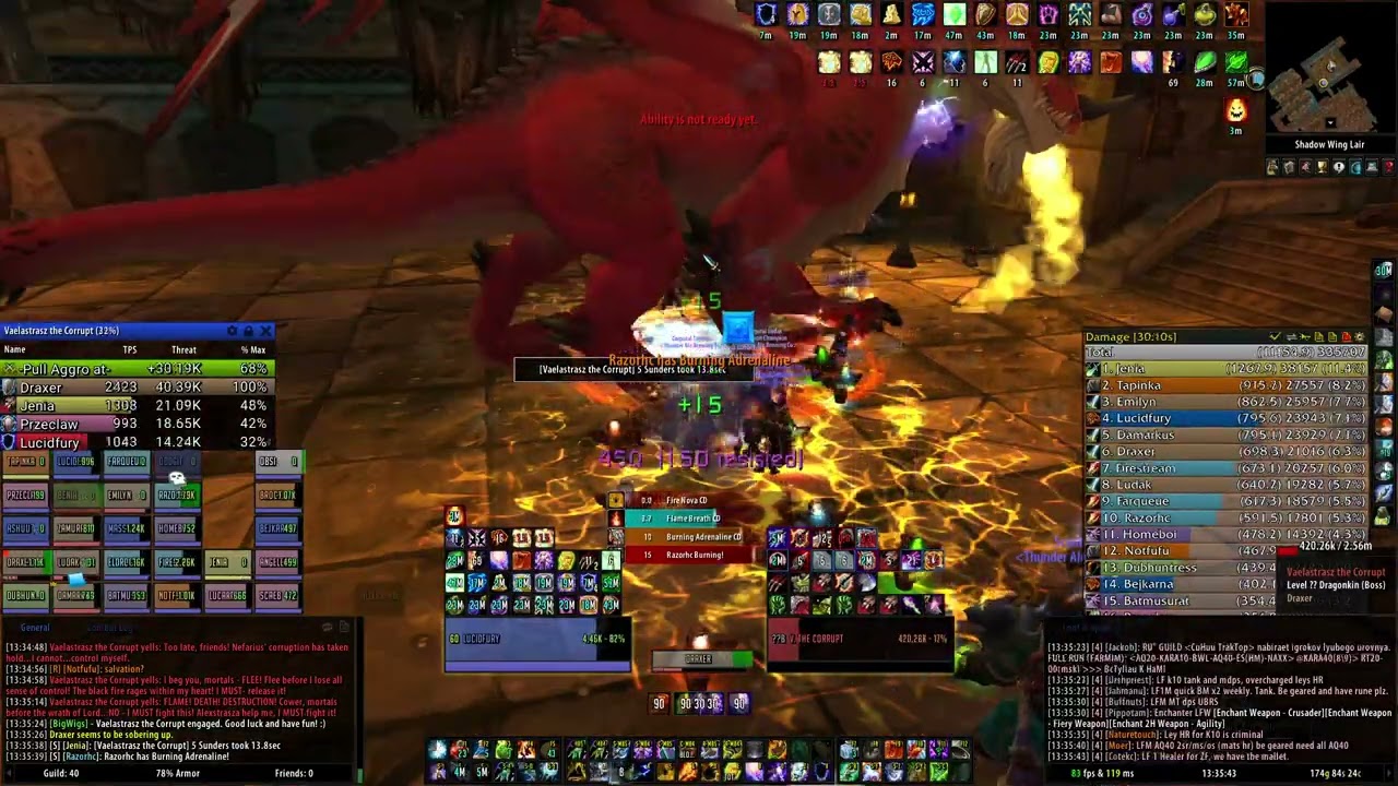 Blackwing Lair | Enhancement Shaman POV | Full Run | Turtle WoW