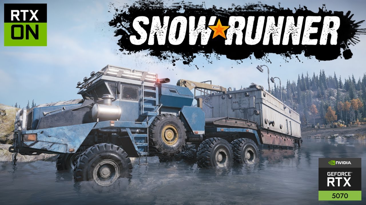 SnowRunner &ndash; Sleiter ST 816 Elephant Completes Out With the Old! | Heavy Rig Haul Through Mud Trap