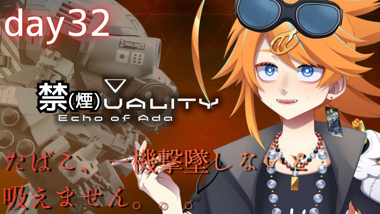 【縛りプレイ】たばこ、一機撃墜しないと吸えません。。。【SYNDUALITY Echo of Ada】DAY32