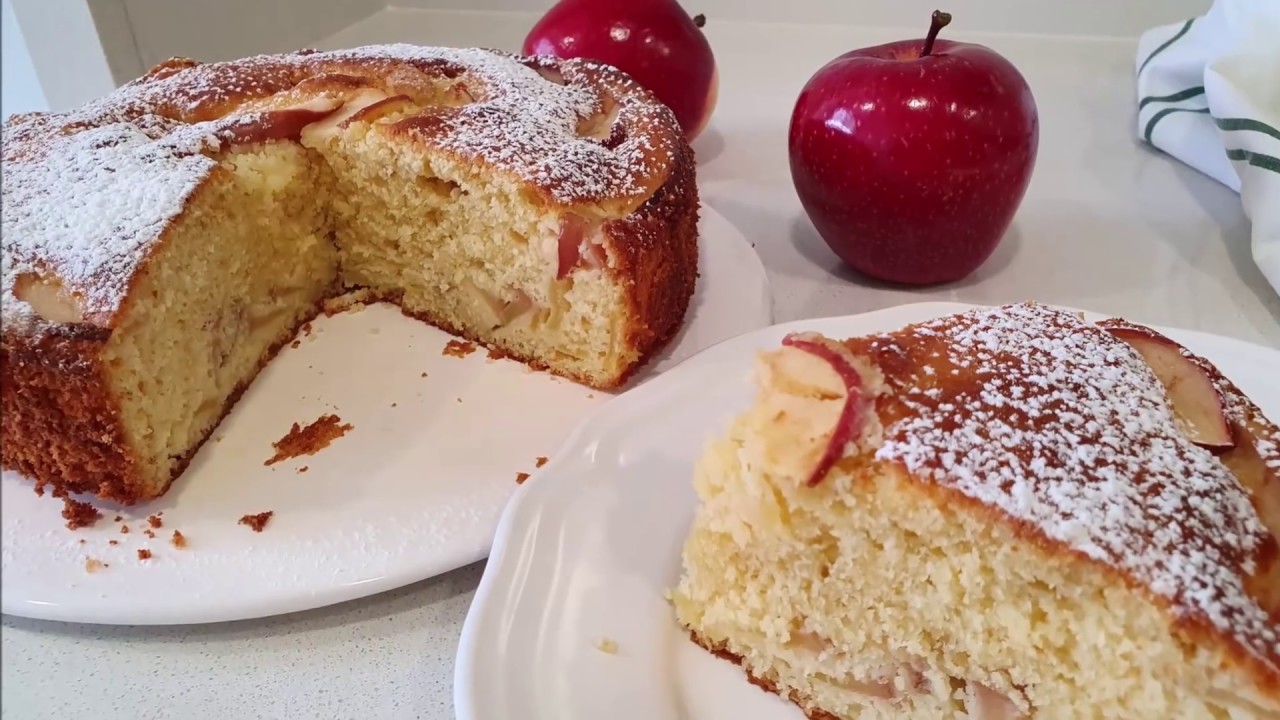 Torta de manzana con queso Mascarpone  Receta fácil y riquísima