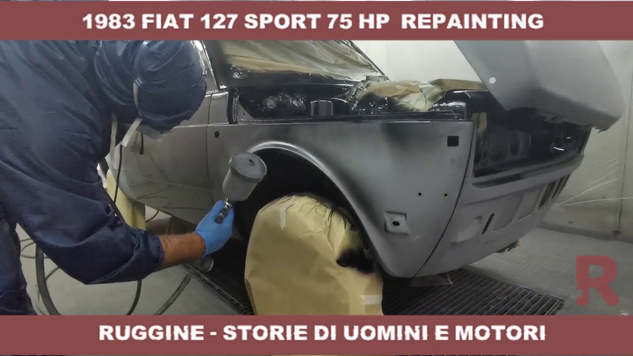 Fiat 127 Sport 75 Hp Repainting process