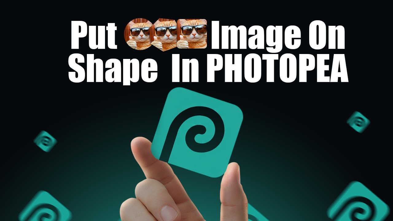 How to Put Image Inside Shape in PHOTOPEA – Quick Method !