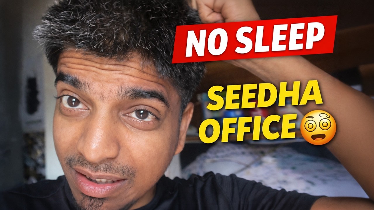 Raat Ko Soya Nahi… Aur Seedha Office 😵‍💫