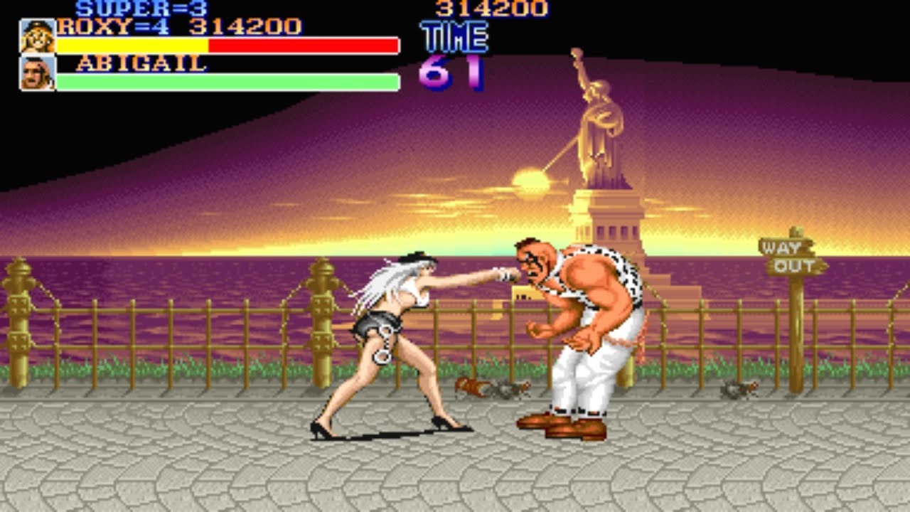 Final Fight (alt) [Arcade] - play as Roxy / Poison