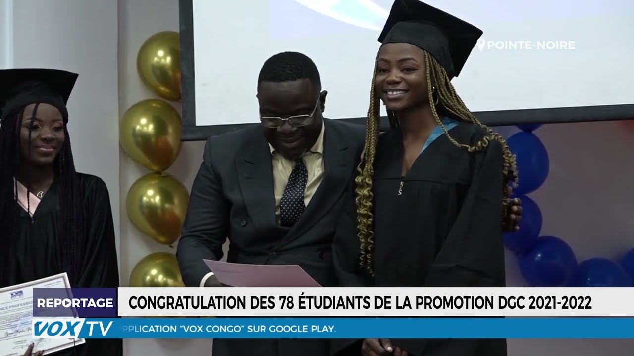 Congratulation des 78 étudiants de la promotion DGC 2021-2022