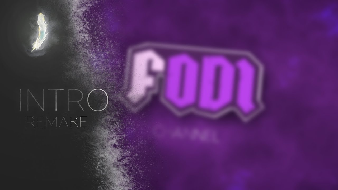 [INTRO] Fodi's 2D minimalistic YouTube Intro - After effects 60 fps (Remake Noah)