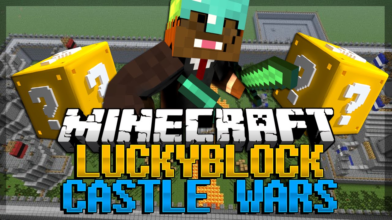 Minecraft Lucky Block Castle Wars w/ BajanCanadian & JeromeASF